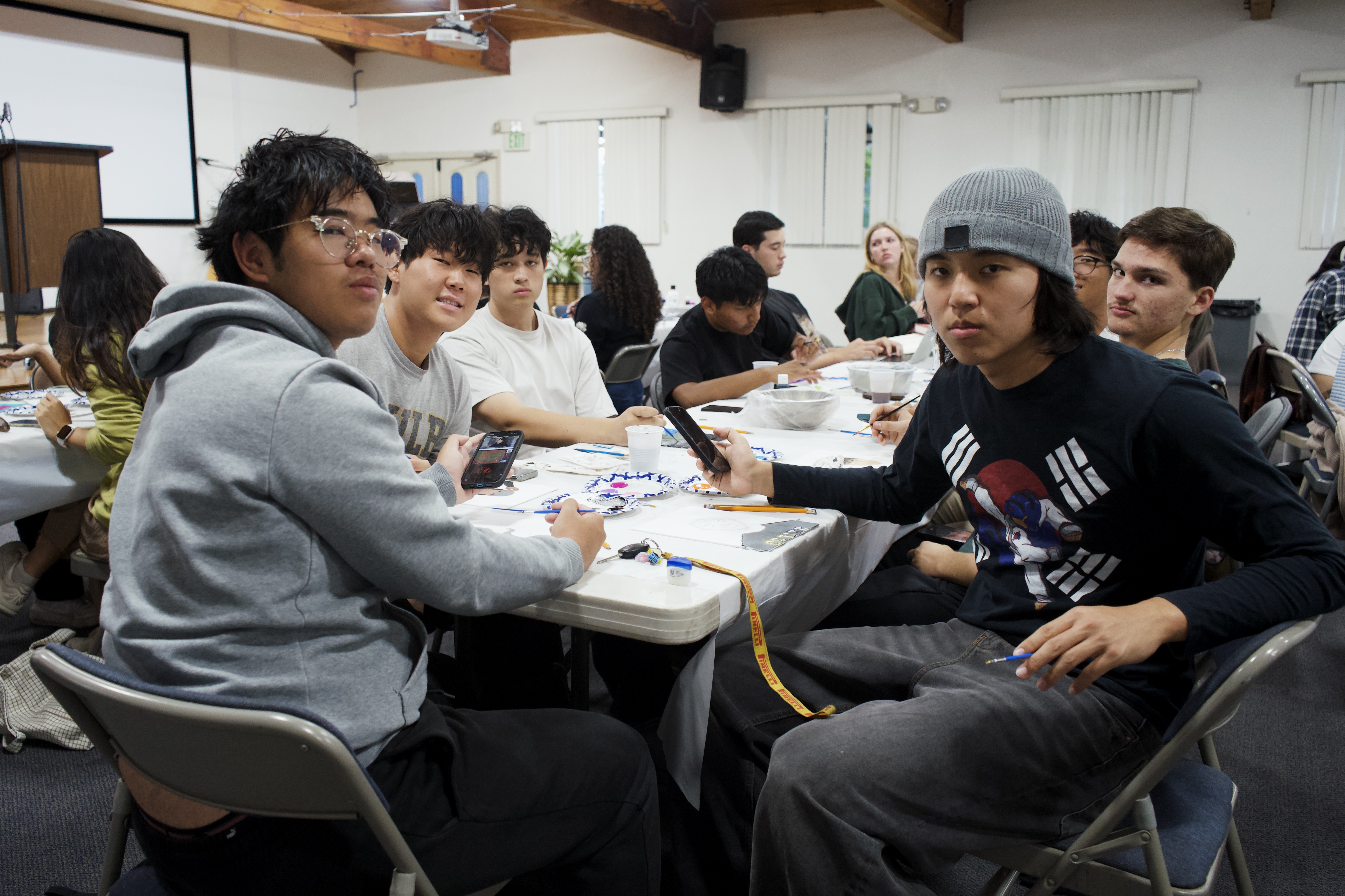 Couples at the marriage and family seminar